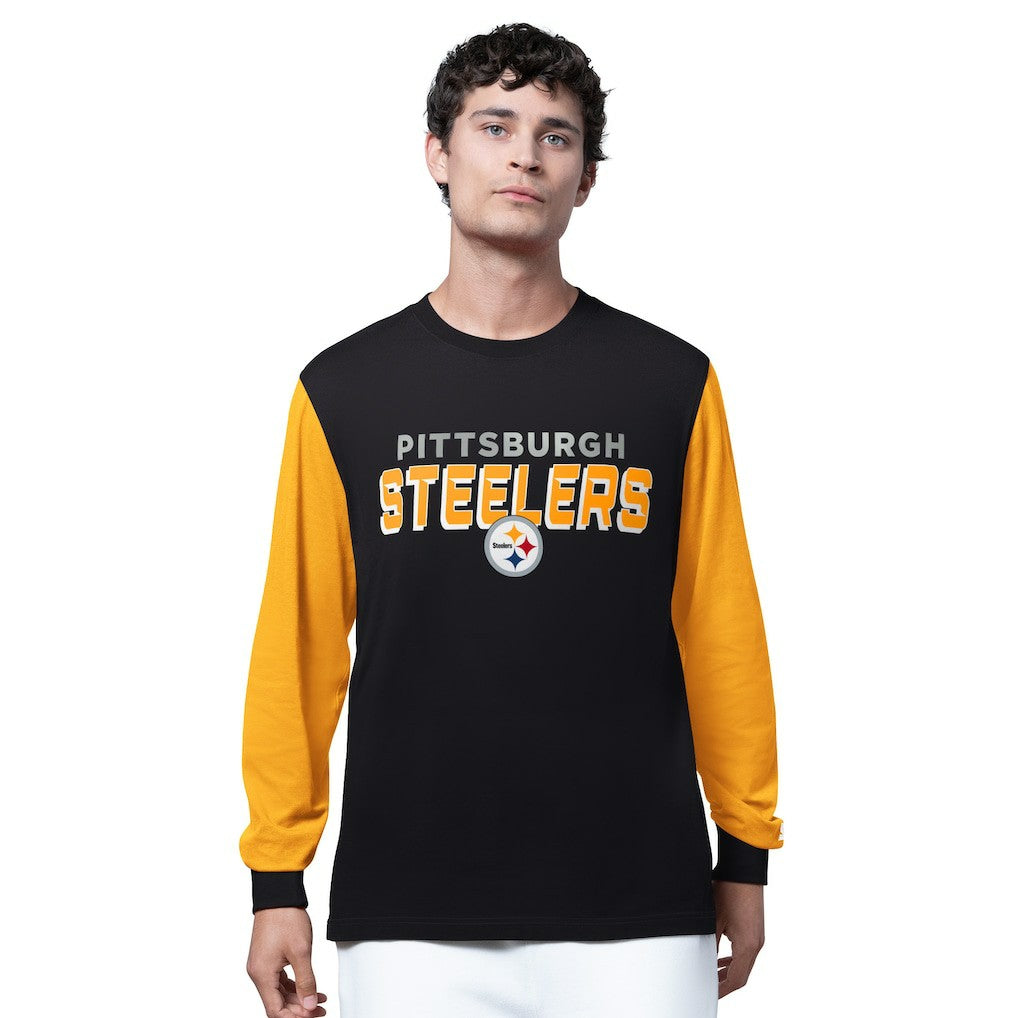 Pittsburgh Steelers Starter Thursday Night Gridiron Long Sleeve T-Shirt- Black for sale