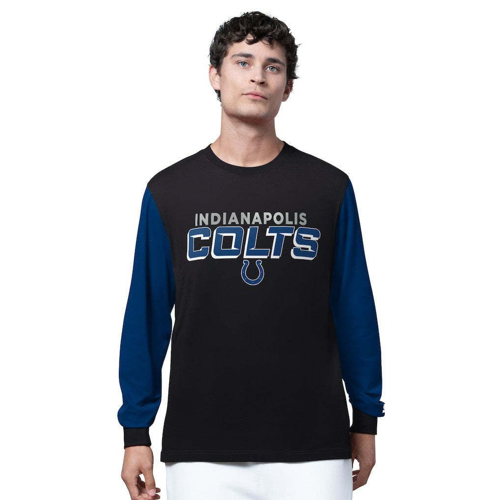 Indianapolis Colts Starter Thursday Night Gridiron Long Sleeve T-Shirt- Black outlet