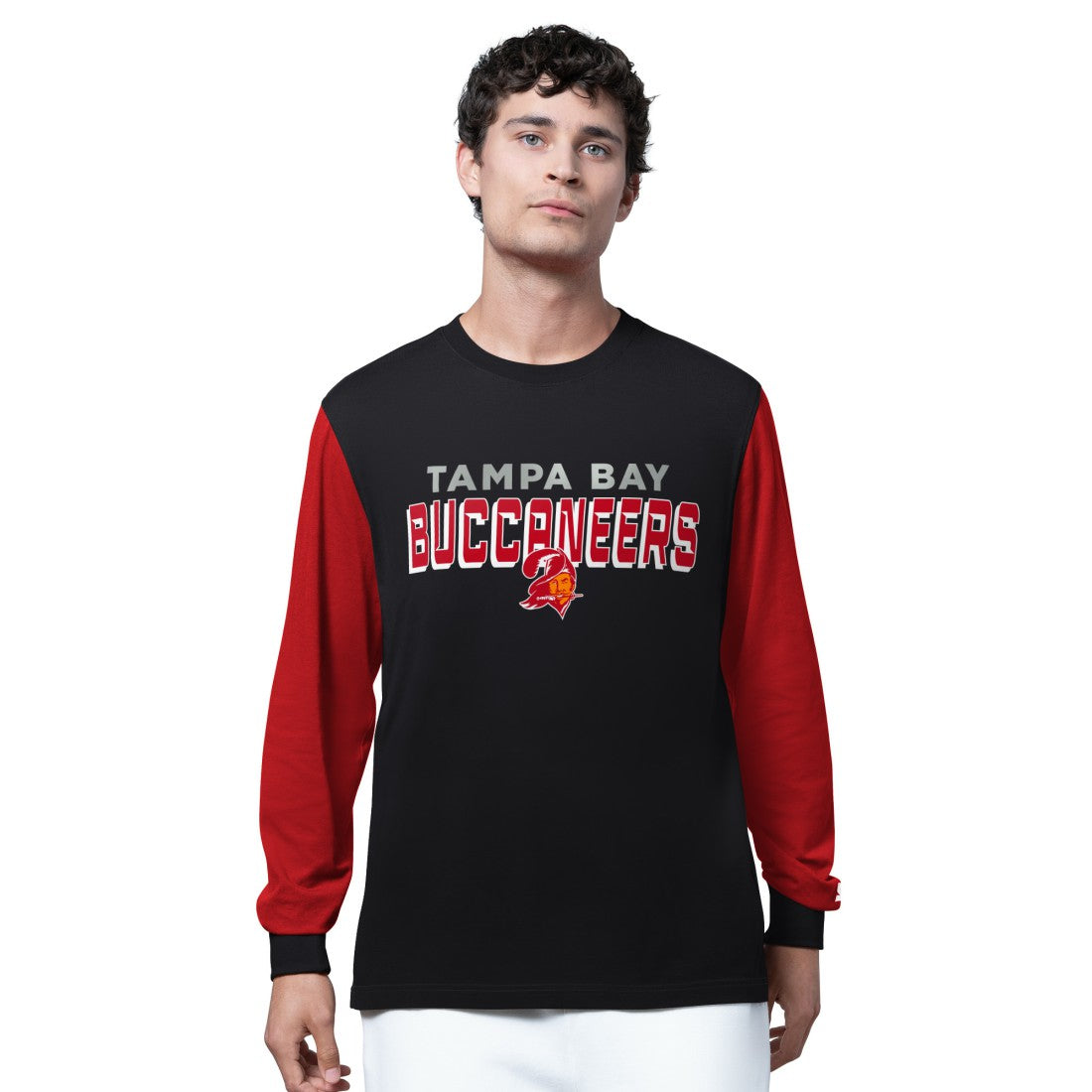 Tampa Bay Buccaneers Starter Thursday Night Gridiron Long Sleeve T-Shirt - Black/Red for sale