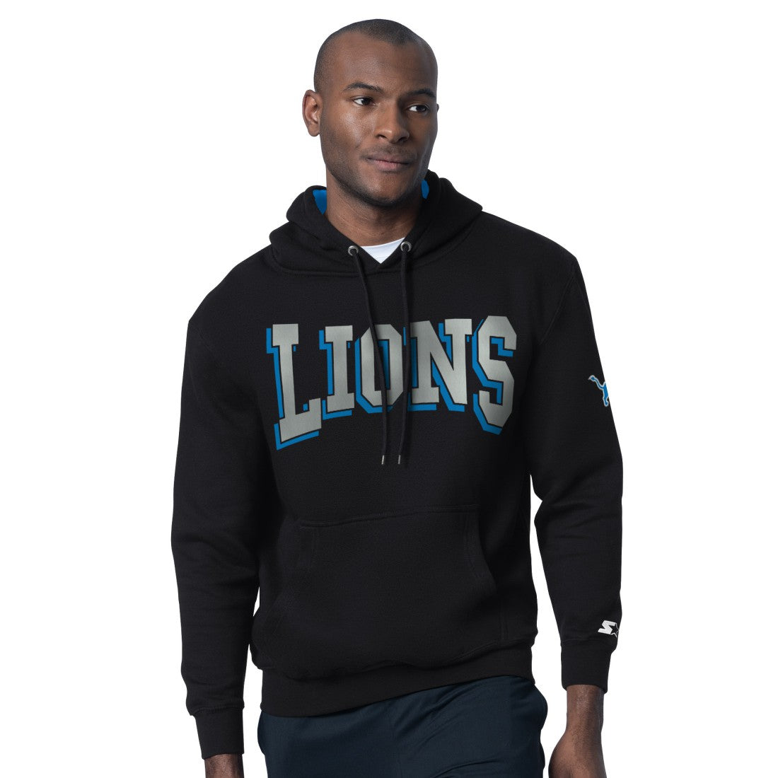 Detroit Lions Starter Thursday Night Gridiron Hoodie - Black for sale