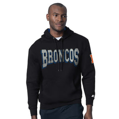 Denver Broncos Starter Thursday Night Gridiron Hoodie with Vintage Logo - Black cheap