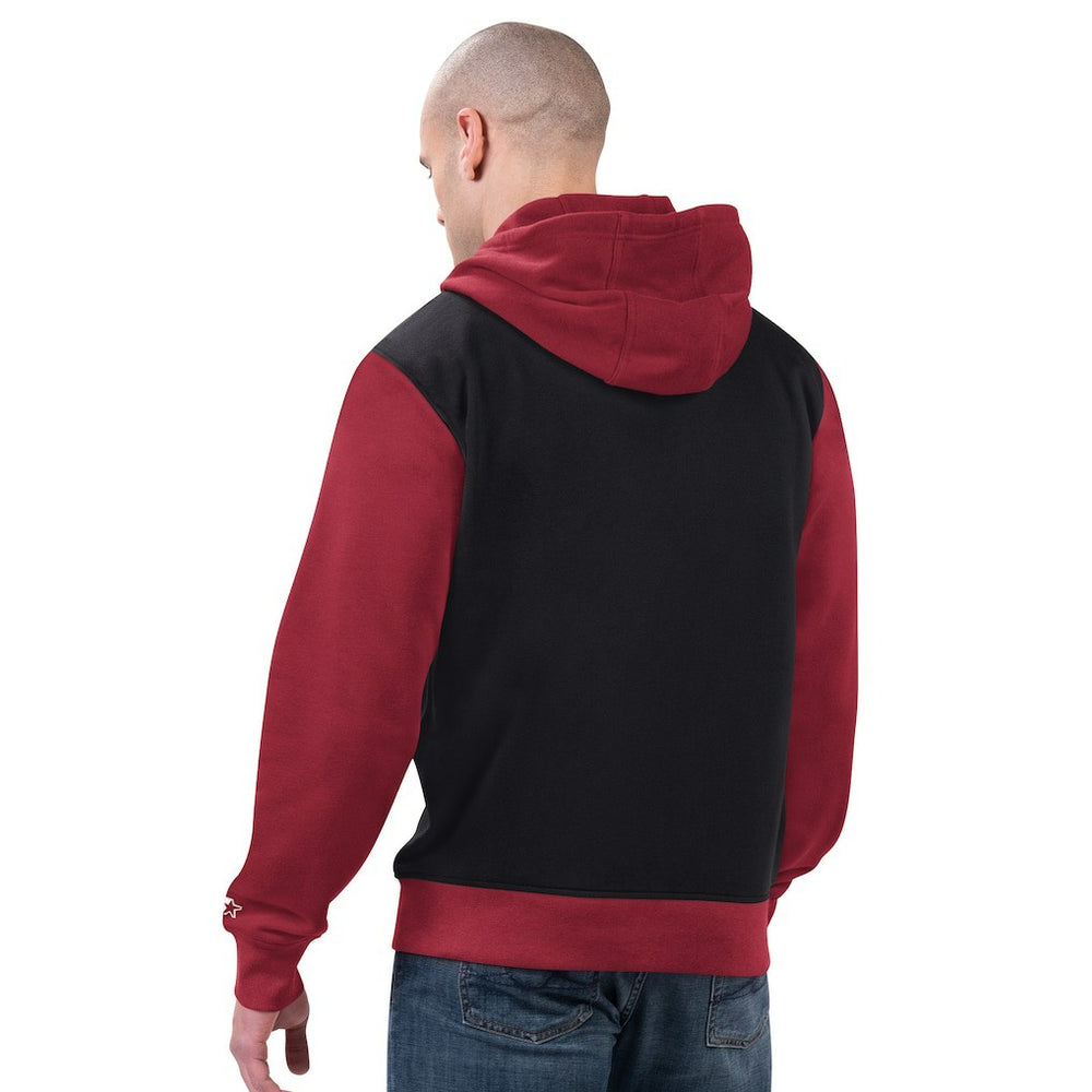 Washington Commanders Starter Thursday Night Gridiron Full-Zip Hoodie - Black/Burgundy on sale