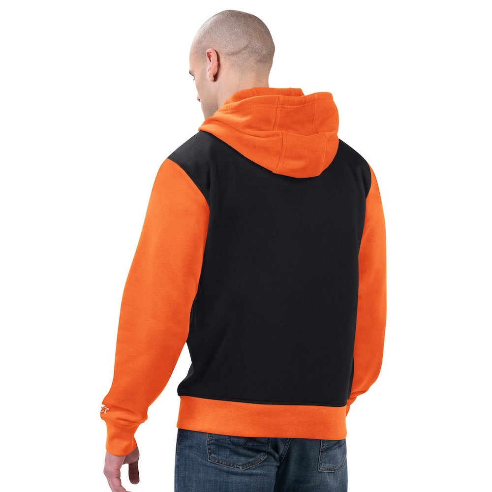 Cincinnati Bengals Starter Thursday Night Gridiron Full-Zip Hoodie - Black/Orange for sale