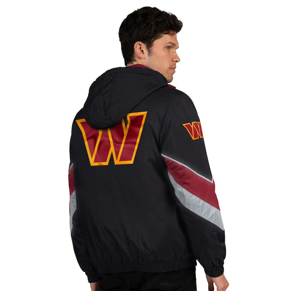 Washington Commanders Starter Thursday Night Gridiron Full-Zip Jacket - Black/Burgundy cheap