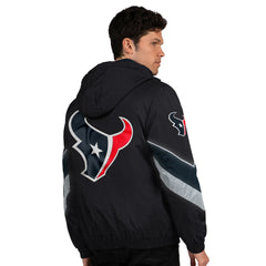 Houston Texans Starter Thursday Night Gridiron Full-Zip Jacket - Black/Navy on sale