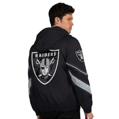 Las Vegas Raiders Starter Thursday Night Gridiron Full-Zip Jacket - Black/Silver for sale