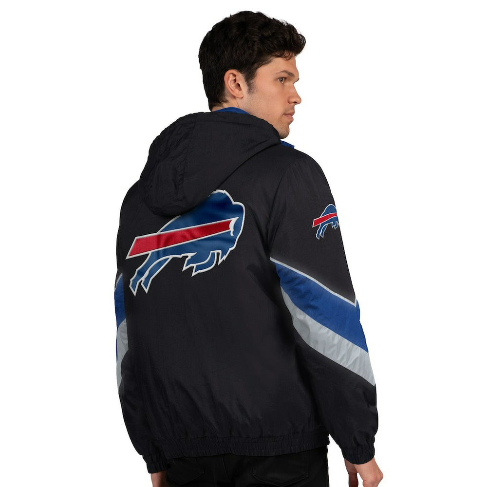 Buffalo Bills Starter Thursday Night Gridiron Full-Zip Jacket - Black/Royal discount