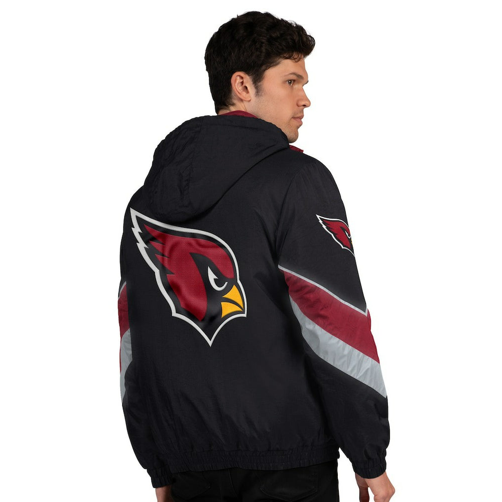 Arizona Cardinals Starter Thursday Night Gridiron Full-Zip Jacket - Black/Cardinal outlet