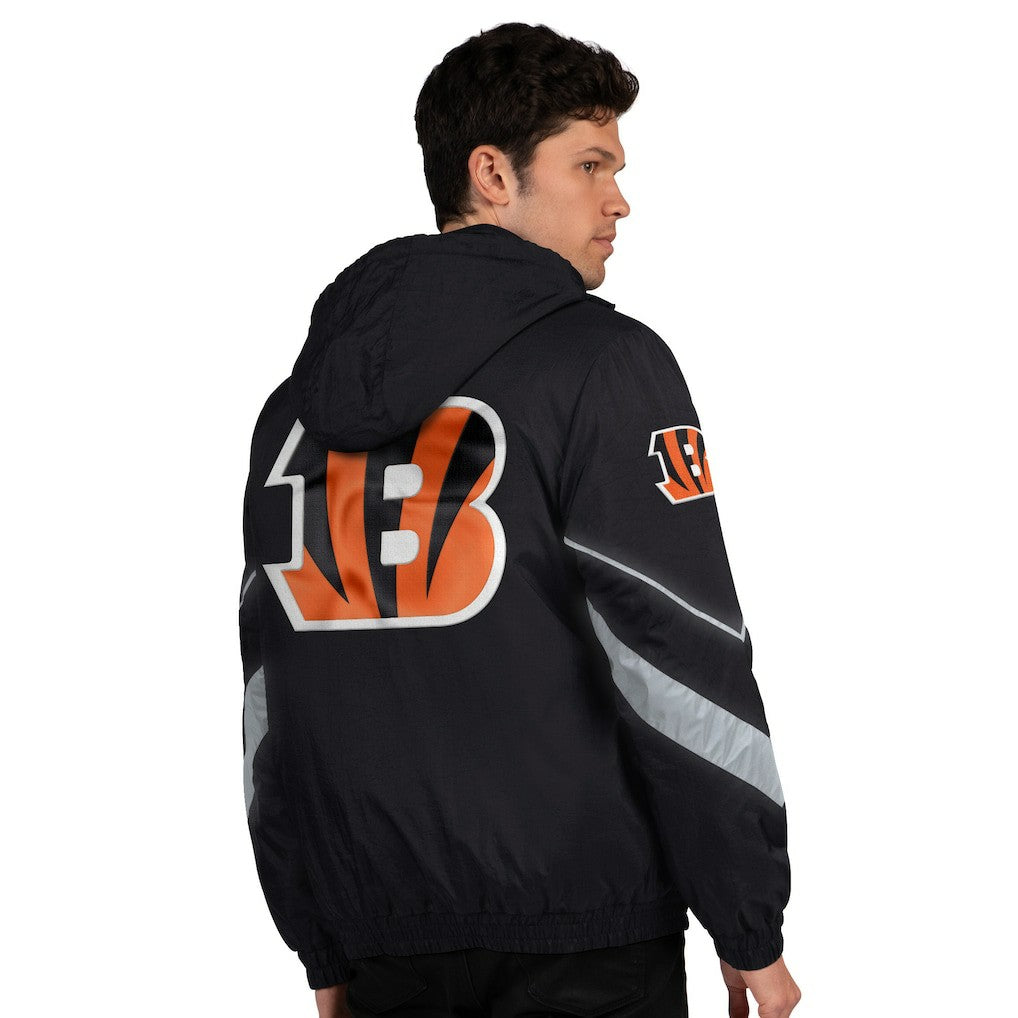 Cincinnati Bengals Starter Thursday Night Gridiron Full-Zip Jacket - Black/Orange cheap