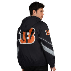 Cincinnati Bengals Starter Thursday Night Gridiron Full-Zip Jacket - Black/Orange cheap