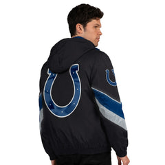 Indianapolis Colts Starter Thursday Night Gridiron Full-Zip Jacket - Black/Royal discount