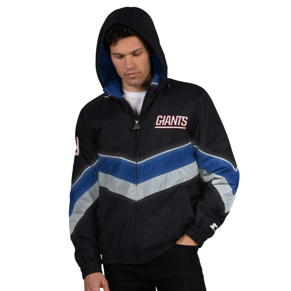 New York Giants Starter Thursday Night Gridiron Full-Zip Jacket - Black/Royal online