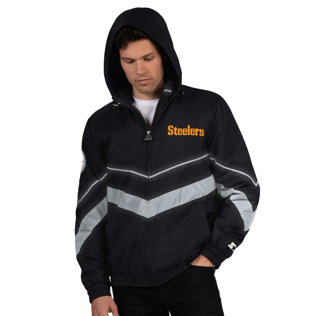 Pittsburgh Steelers Starter Thursday Night Gridiron Full-Zip Jacket - Black/Gold outlet