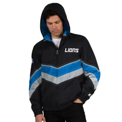 Detroit Lions Starter Thursday Night Gridiron Full-Zip Jacket - Black/Blue outlet