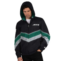 New York Jets Starter Thursday Night Gridiron Full-Zip Jacket - Black/Green sale
