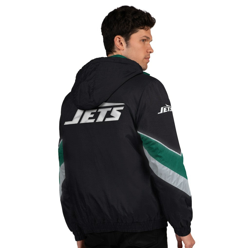 New York Jets Starter Thursday Night Gridiron Full-Zip Jacket - Black/Green sale