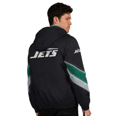 New York Jets Starter Thursday Night Gridiron Full-Zip Jacket - Black/Green sale