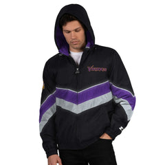Minnesota Vikings Starter Thursday Night Gridiron Full-Zip Jacket - Black/Purple on sale