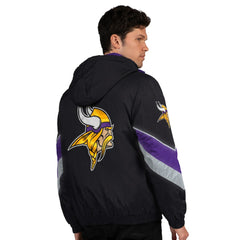 Minnesota Vikings Starter Thursday Night Gridiron Full-Zip Jacket - Black/Purple on sale