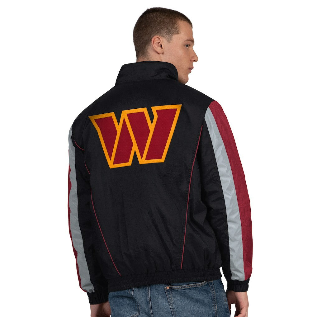 Washington Commanders Starter Thursday Night Gridiron Half-Zip Jacket - Black on sale