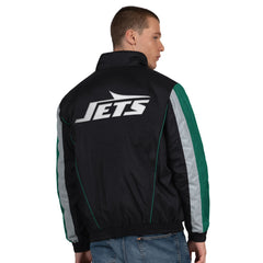 New York Jets Starter Thursday Night Gridiron Half-Zip Jacket - Black cheap