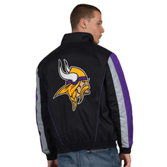 Minnesota Vikings Starter Thursday Night Gridiron Half-Zip Jacket - Black outlet