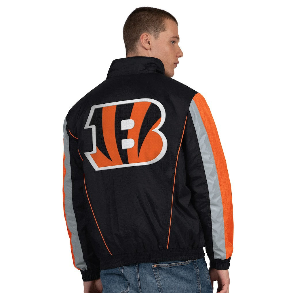 Cincinnati Bengals Starter Thursday Night Gridiron Half-Zip Jacket - Black online