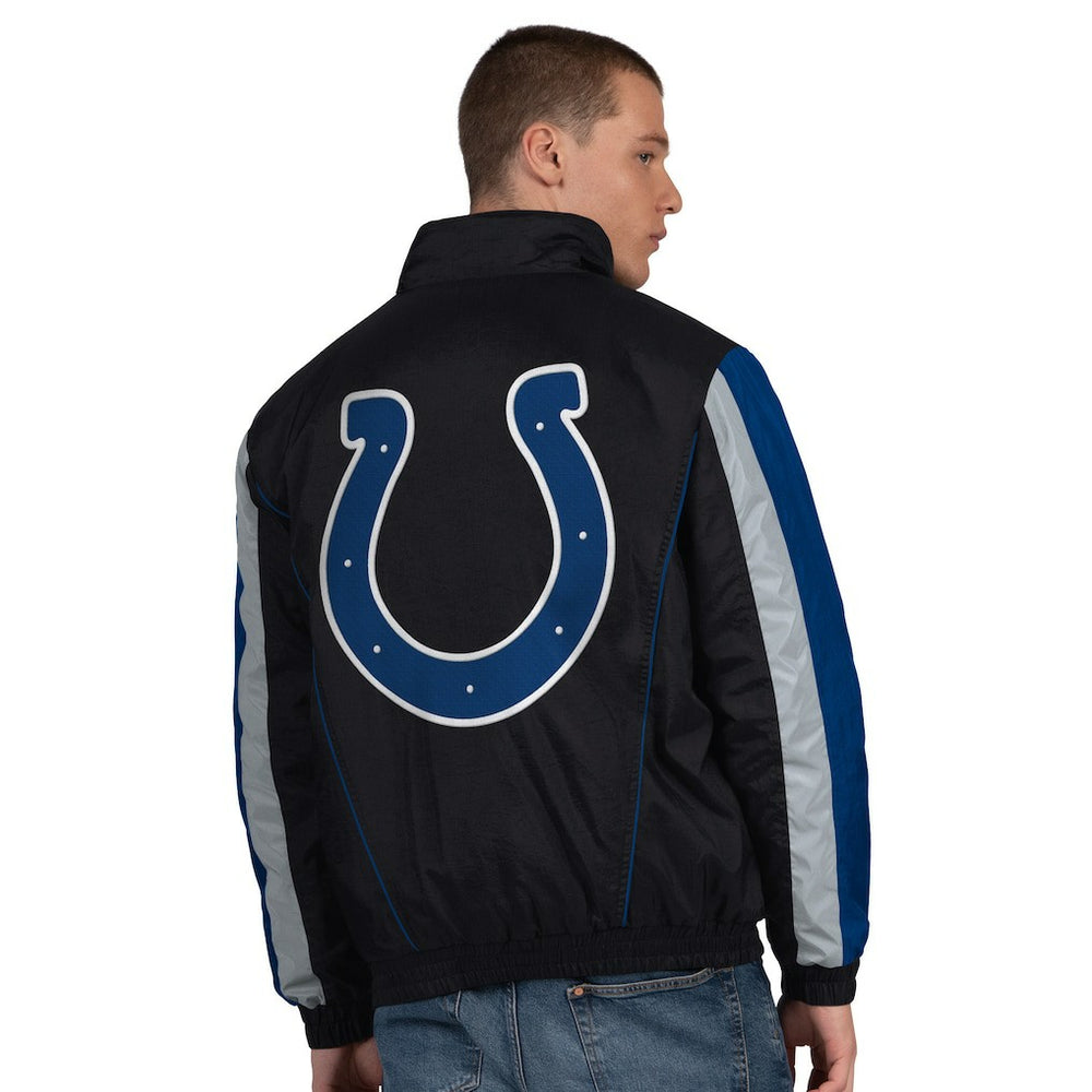 Indianapolis Colts Starter Thursday Night Gridiron Half-Zip Jacket - Black for sale