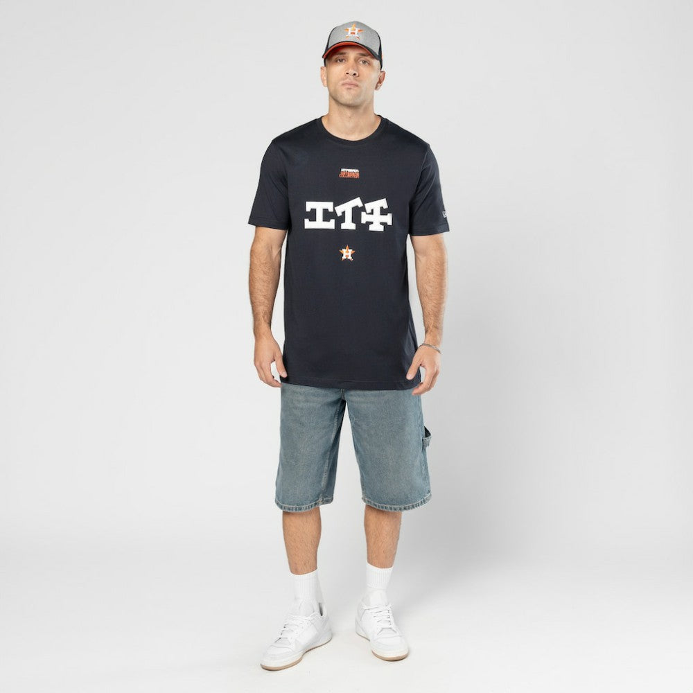 Houston Astros x Hyperfly T-Shirt - Navy | New Era