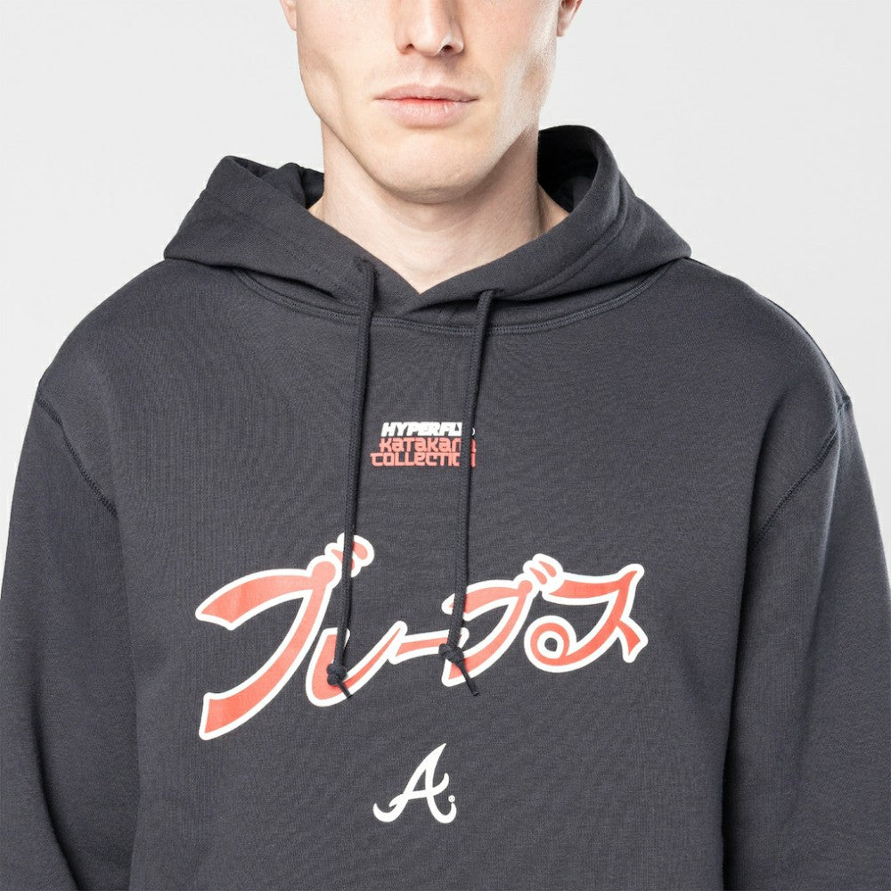 Atlanta Braves x Hyperfly Hoodie - Navy | New Era