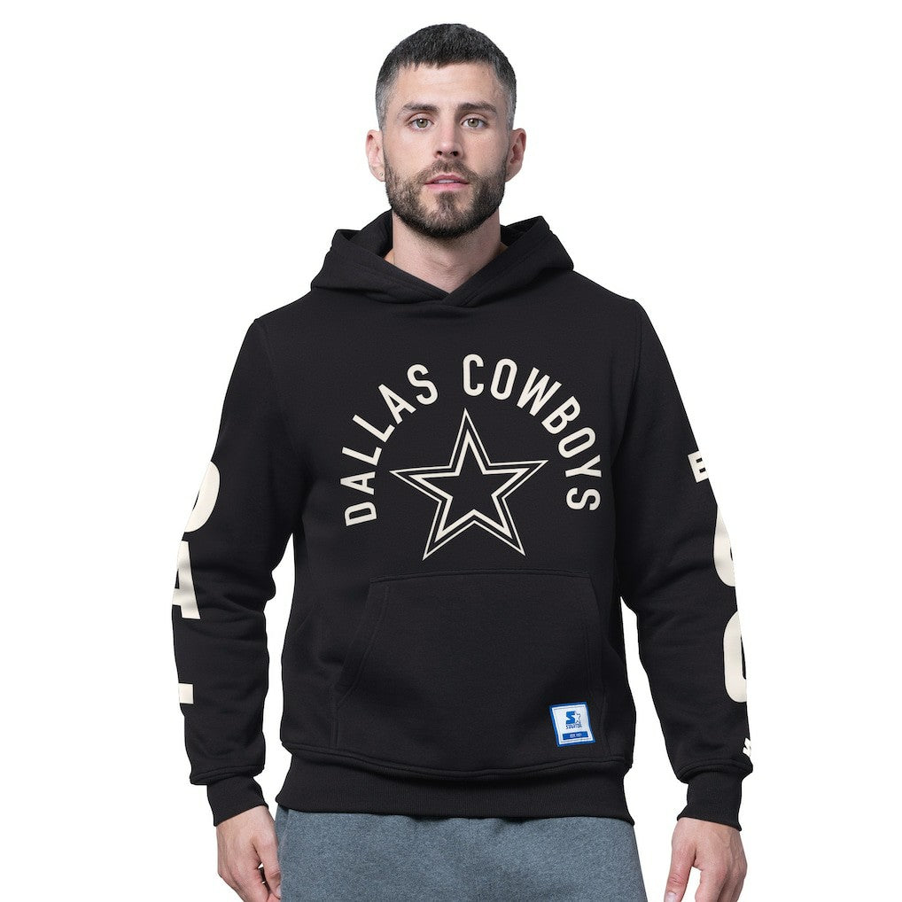 Dallas Cowboys Starter Handoff Fleece Hoodie Sweatshirt - Black discount