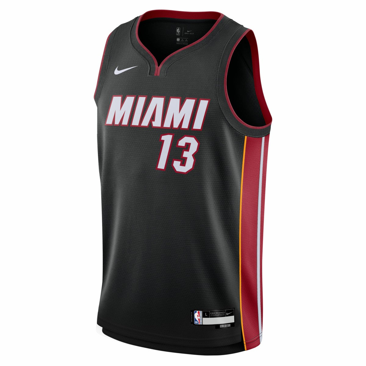 Bam Adebayo Miami Heat Youth Swingman Jersey - Icon Edition - Black | Nike on sale