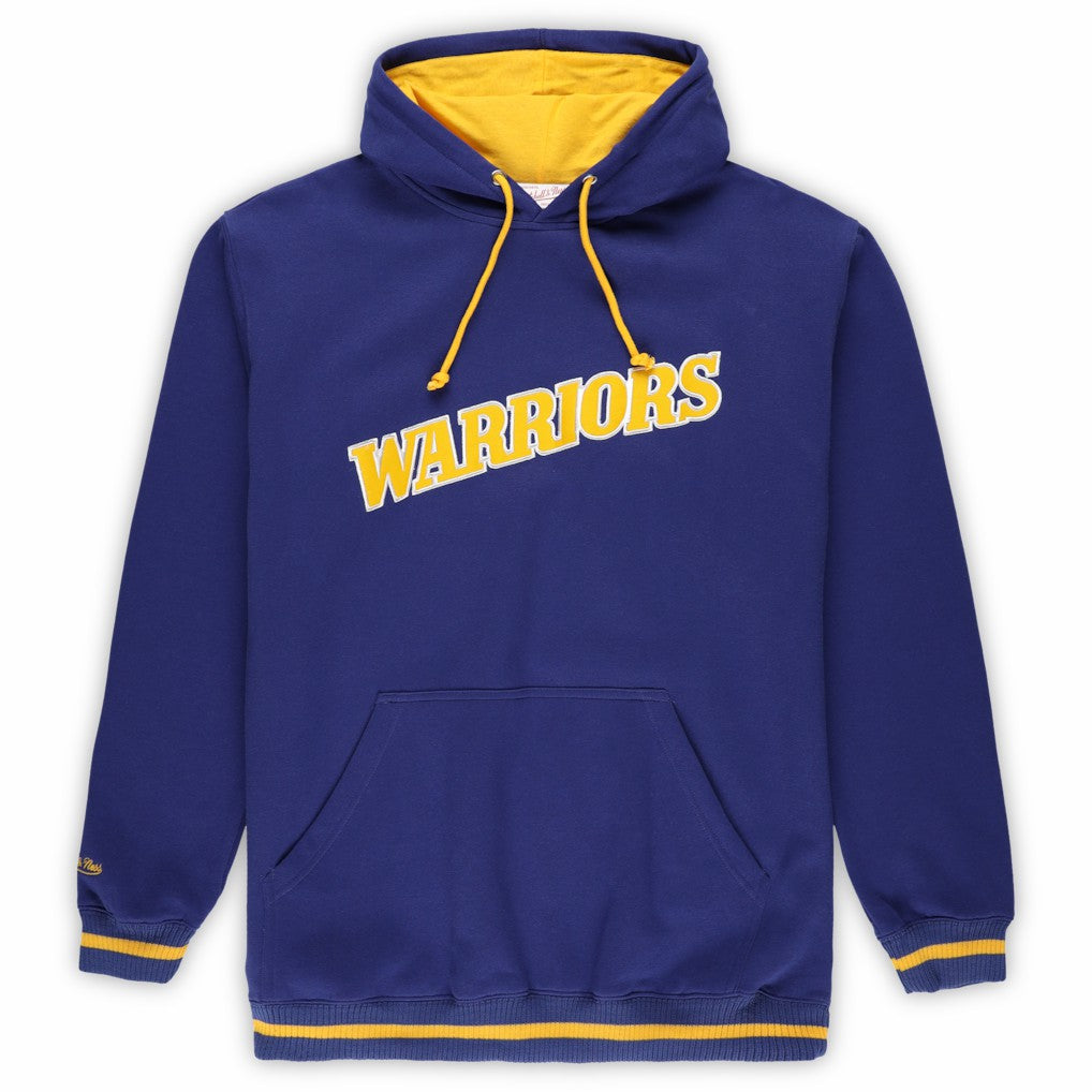 Golden State Warriors Hardwood Classics Big & Tall Hoodie sale - Royal | Mitchell & Ness cheap