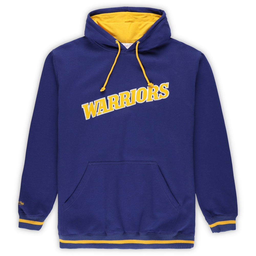 Golden State Warriors Hardwood Classics Big & Tall Hoodie sale - Royal | Mitchell & Ness cheap