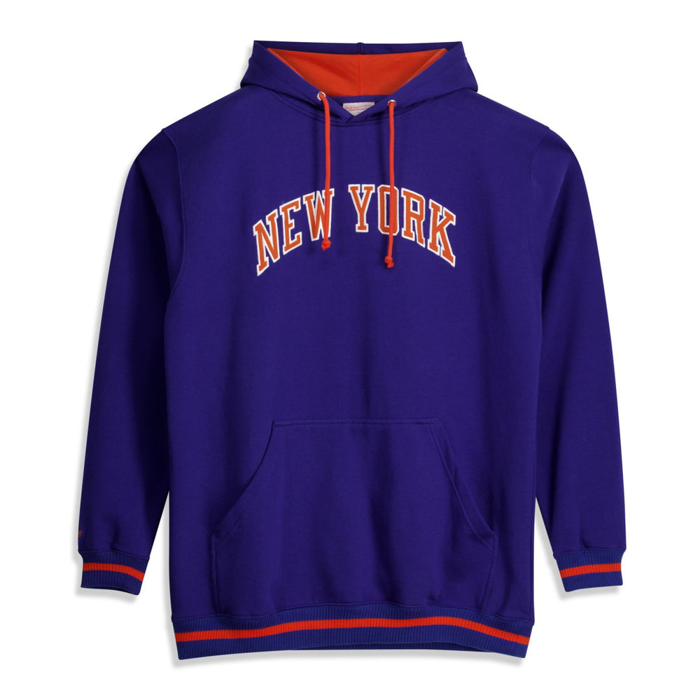 New York Knicks Hardwood Classics Big & Tall Hoodie - Blue | Mitchell & Ness cheap