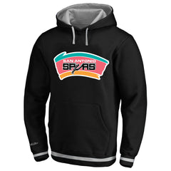 San Antonio Spurs Big & Tall Hardwood Classics Hoodie - Black | Mitchell & Ness online