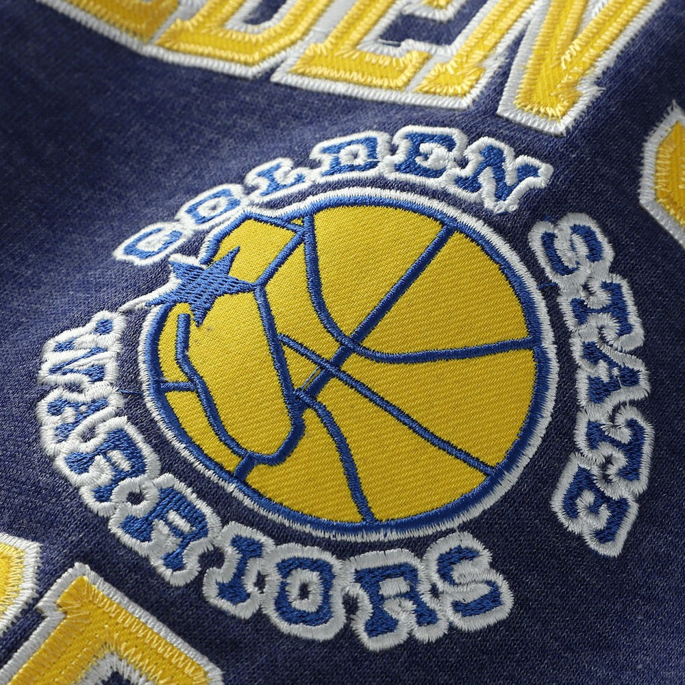 Golden State Warriors Hardwood Classics Big & Tall Crewneck Sweatshirt sale - Heather Royal | Mitchell & Ness cheap