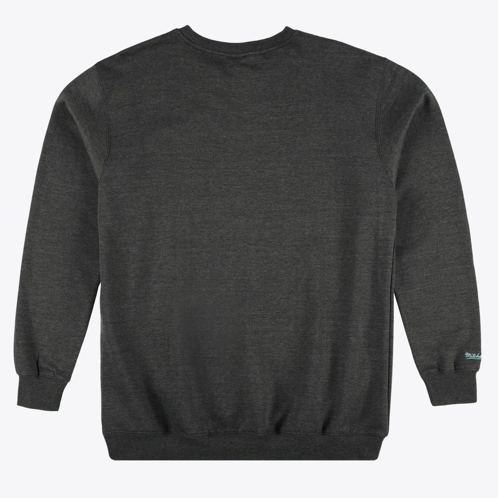 Memphis Grizzlies Hardwood Classics Big & Tall Crewneck Sweatshirt - Heather Charcoal | Mitchell & Ness shop