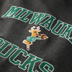 Milwaukee Bucks Hardwood Classics Big & Tall Crewneck Sweatshirt - Heather Charcoal | Mitchell & Ness shop
