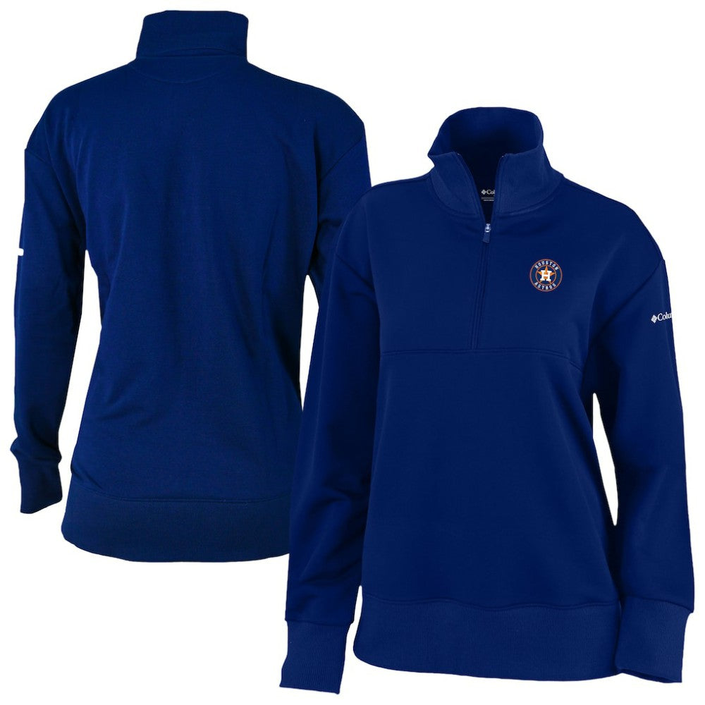 Houston Astros Women's Birchwood Hills Quarter-Zip Pullover - Navy | Columbia