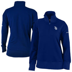 Tampa Bay Rays Women's Birchwood Hills Quarter-Zip Pullover - Navy | Columbia