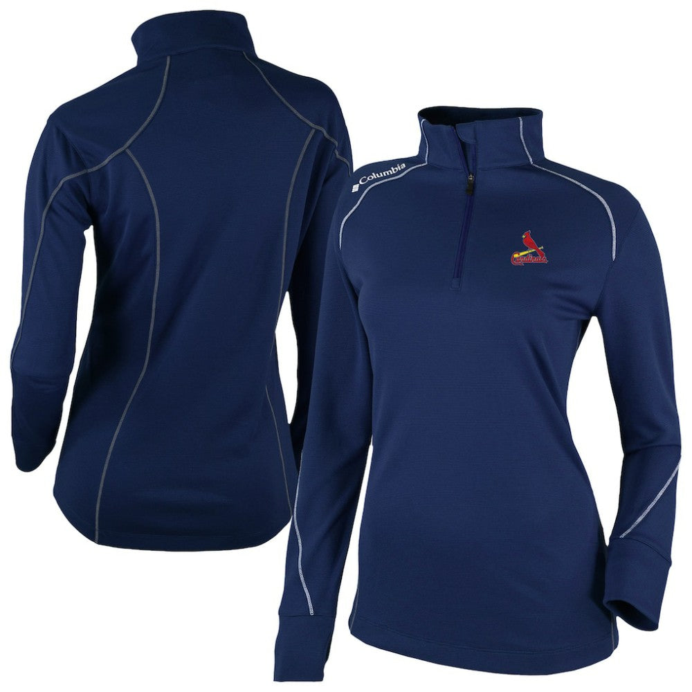 St. Louis Cardinals Women's Shotgun 2.0 Quarter-Zip Pullover - Navy | Columbia