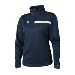 Seattle Mariners Women's Skiff Guide Fleece Half-Zip Pullover Jacket - Navy | Columbia