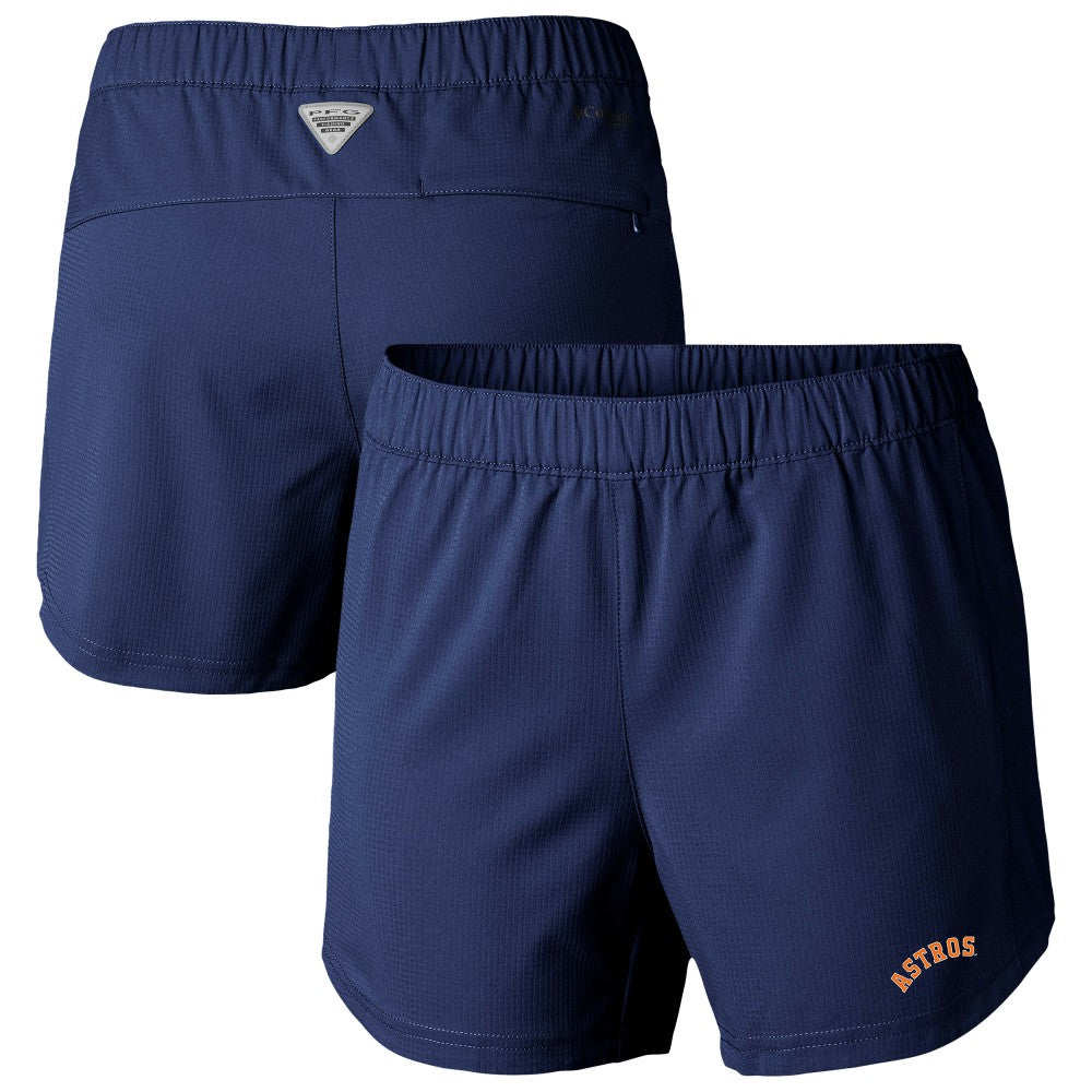 Houston Astros Women's Tamiami Pull-On Shorts - Navy | Columbia