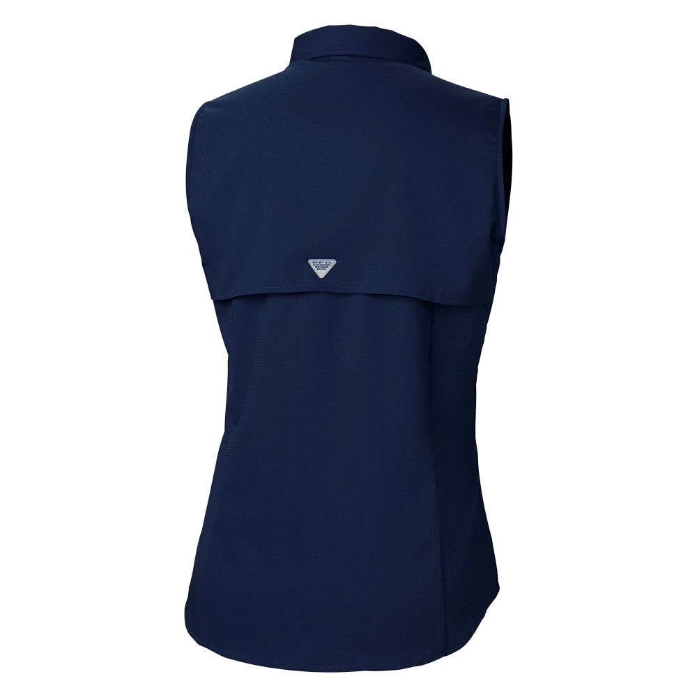 Milwaukee Brewers Women's Tamiami Sleeveless Shirt - Navy | Columbia