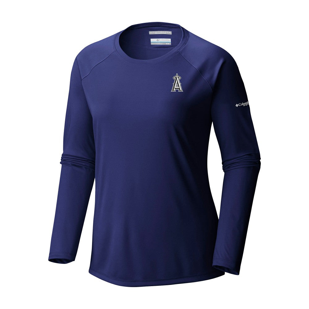 Los Angeles Angels Tidal Tee II Long Sleeve T-Shirt - Navy | Columbia