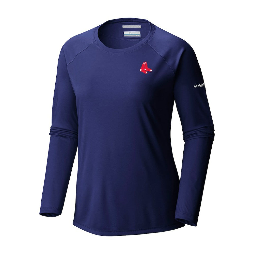 Boston Red Sox Tidal Tee II Long Sleeve T-Shirt - Navy | Columbia