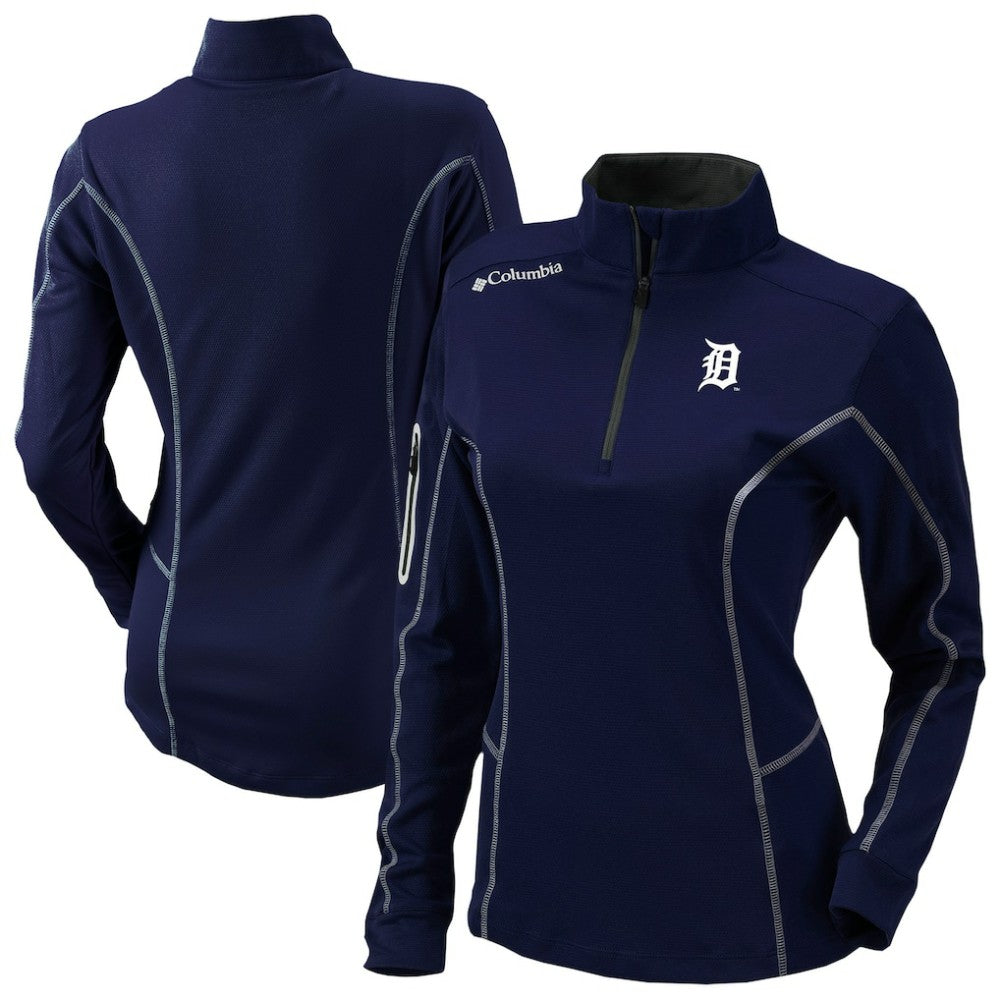 Detroit Tigers Shotgun Quarter-Zip Top - Navy | Columbia