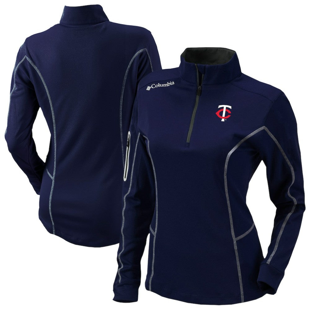 Minnesota Twins Shotgun Quarter-Zip Top - Navy | Columbia
