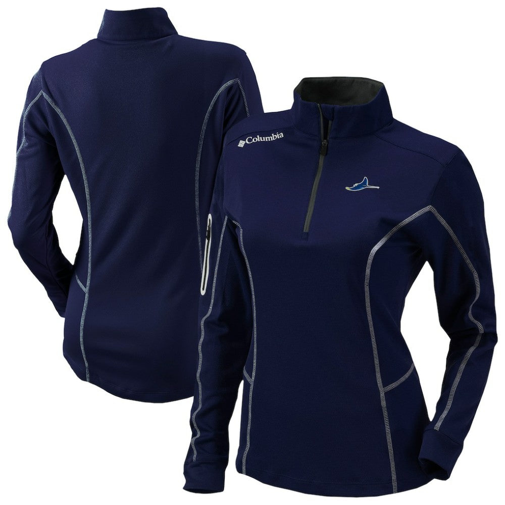 Tampa Bay Rays Shotgun Quarter-Zip Top - Navy | Columbia